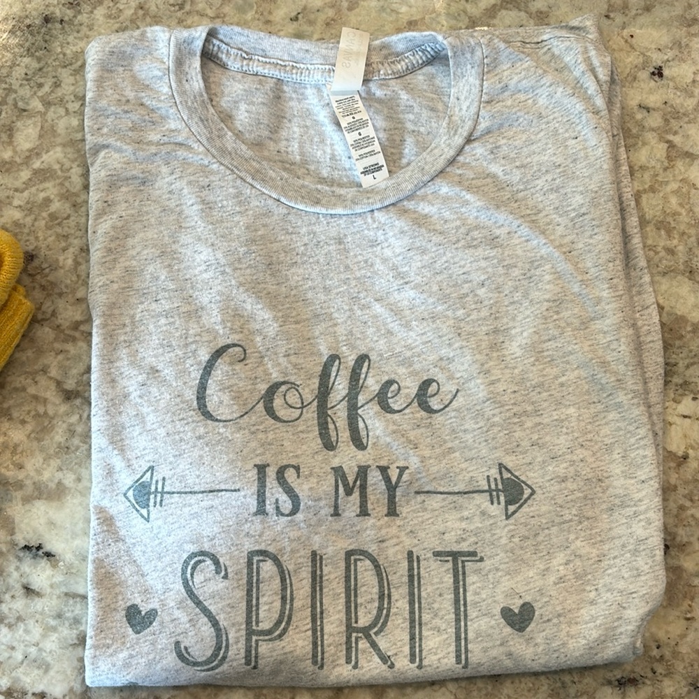 Coffee is my spirit animal soft tshirt. Barely worn